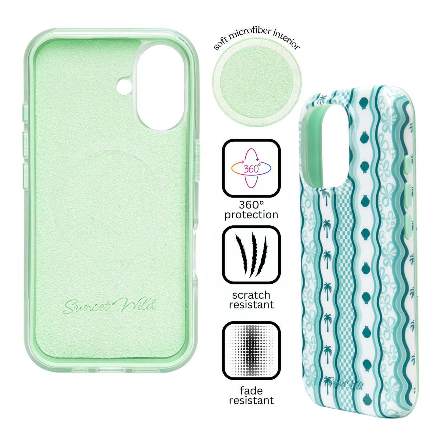 Teal Tides MagSafe Case