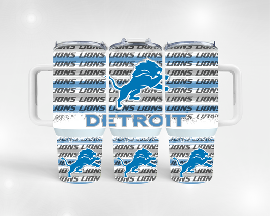 Lions 40 oz Tumbler