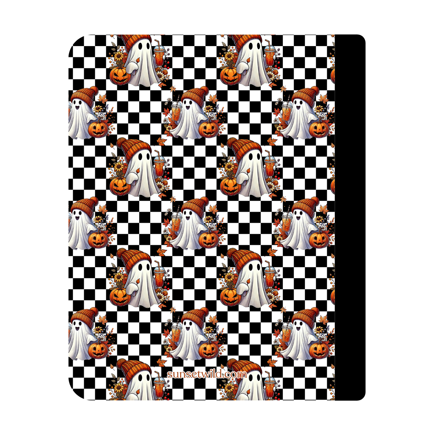 Pumpkin Spice & Spooks Custom Notebook