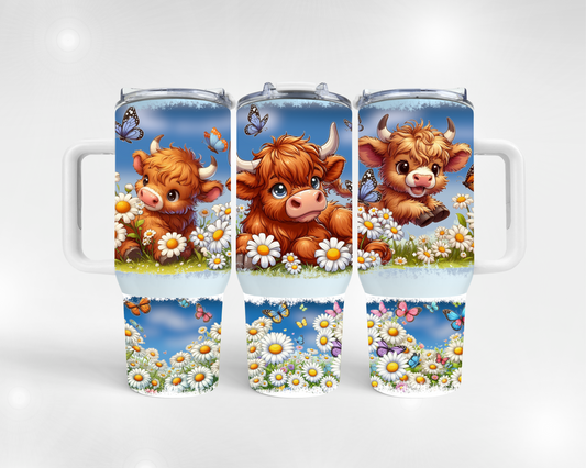 Highland Blossoms 40 oz Tumbler