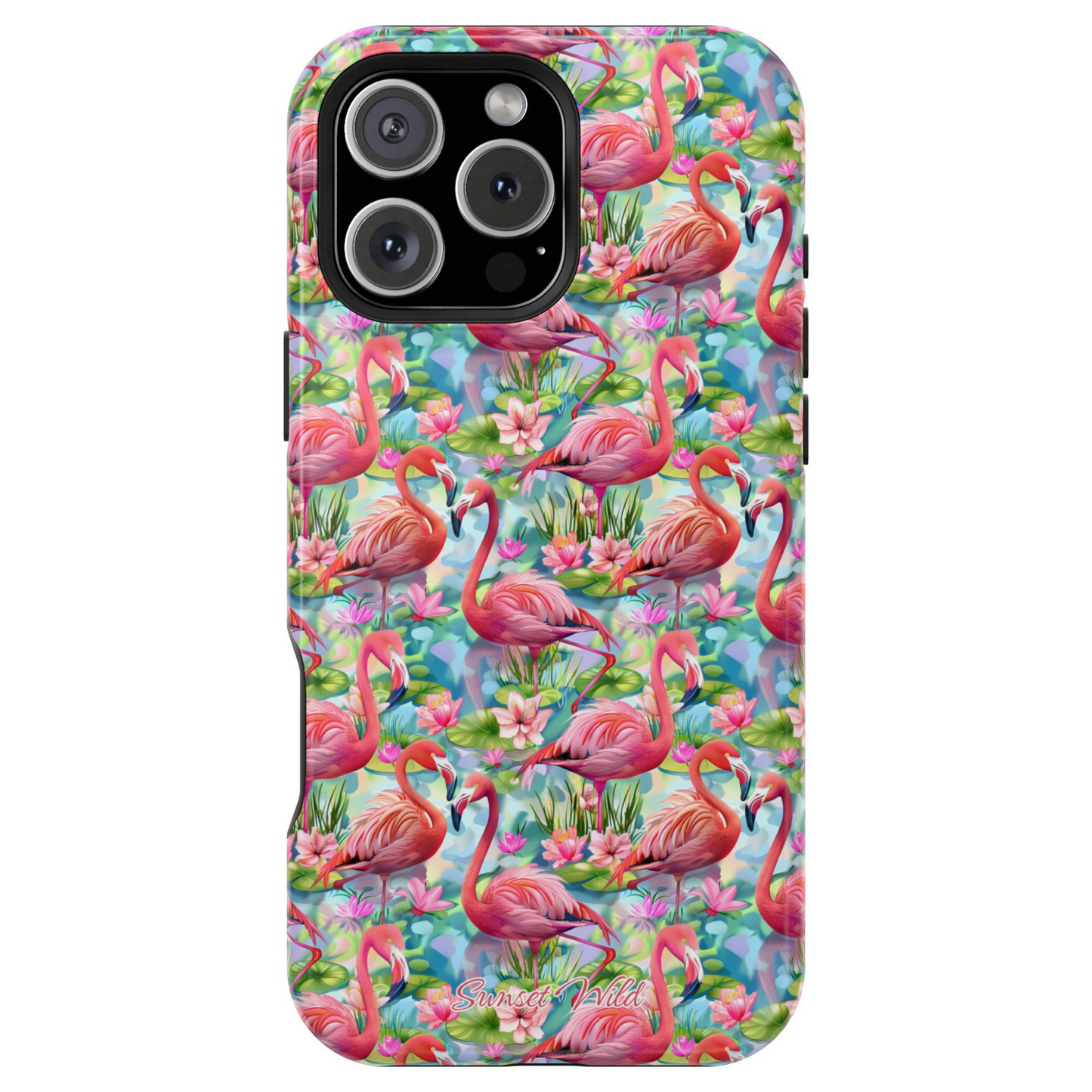 Flamingo Fiesta MagSafe Case