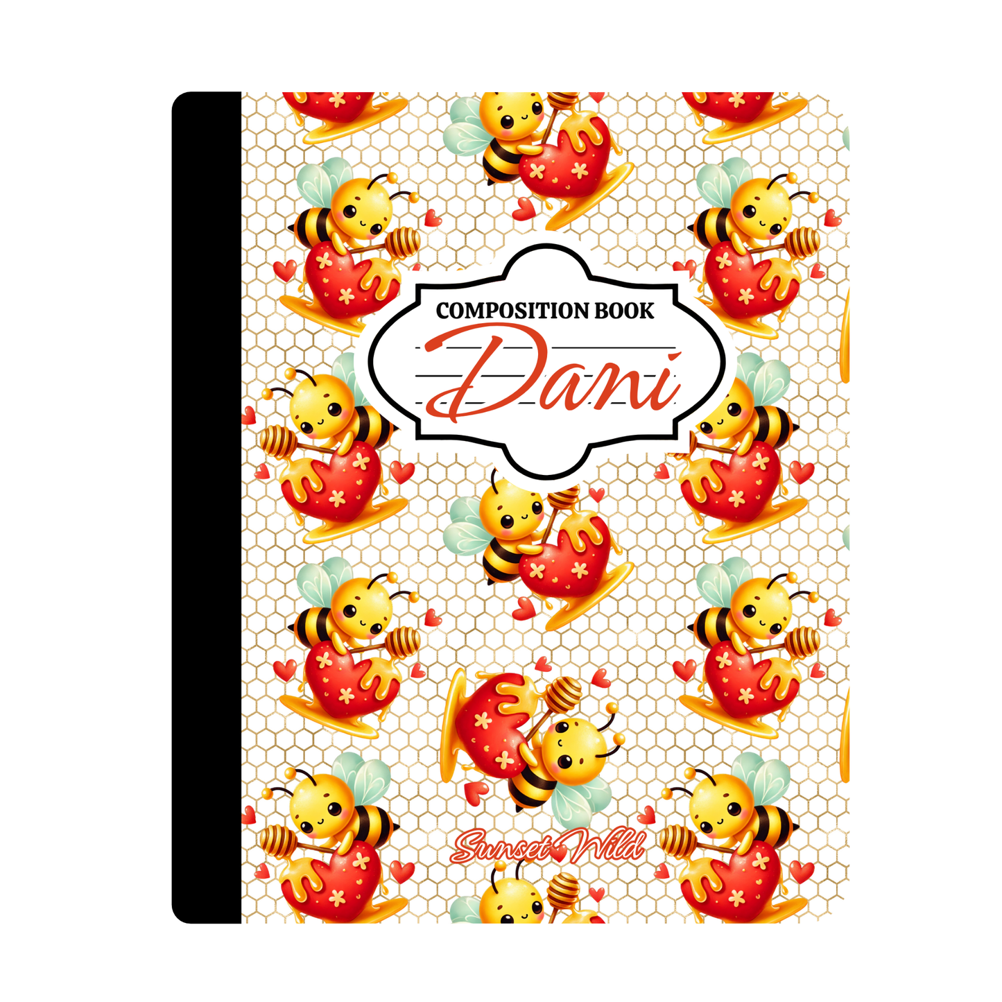 Honey Love Custom Notebook