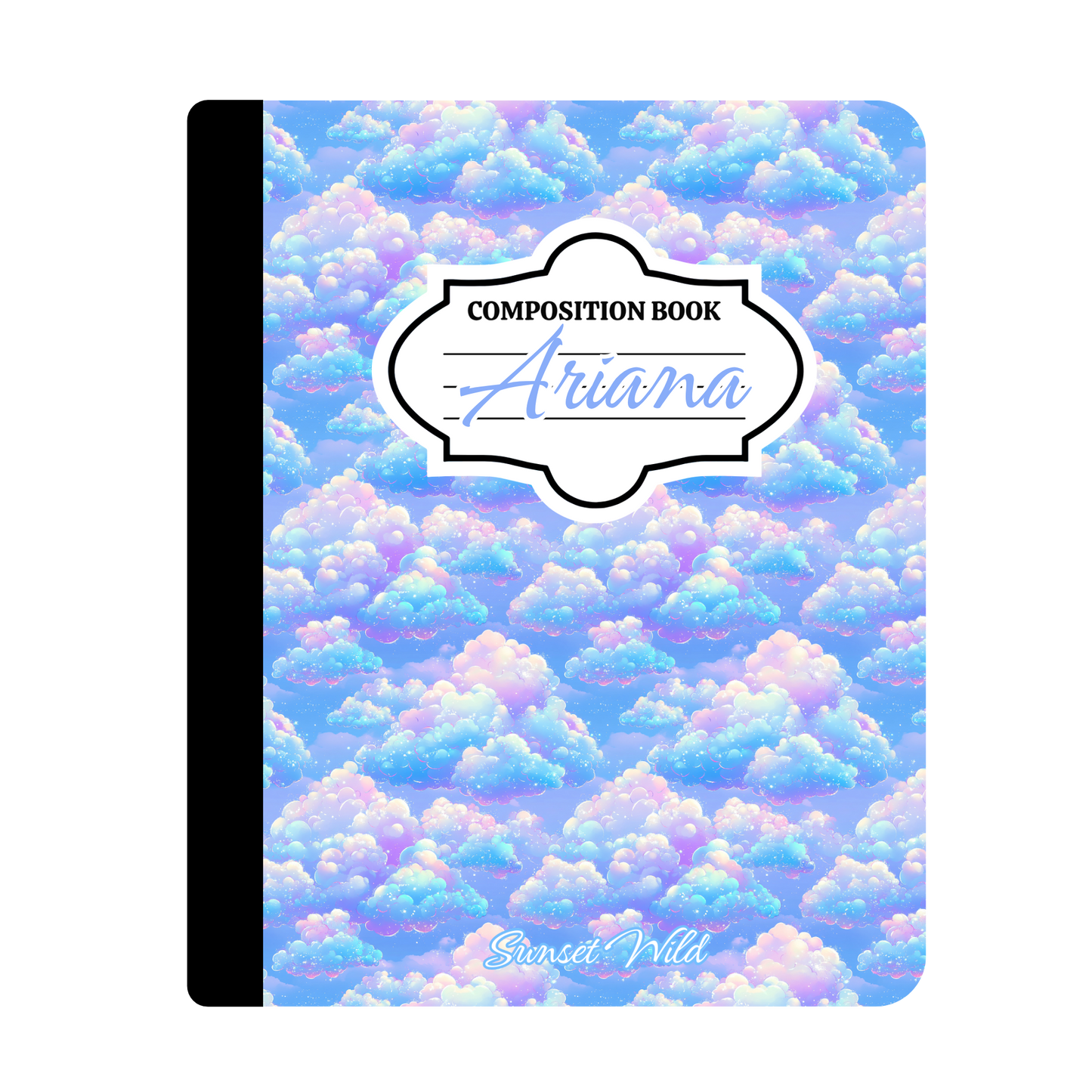 Cotton Cosmos Custom Notebook