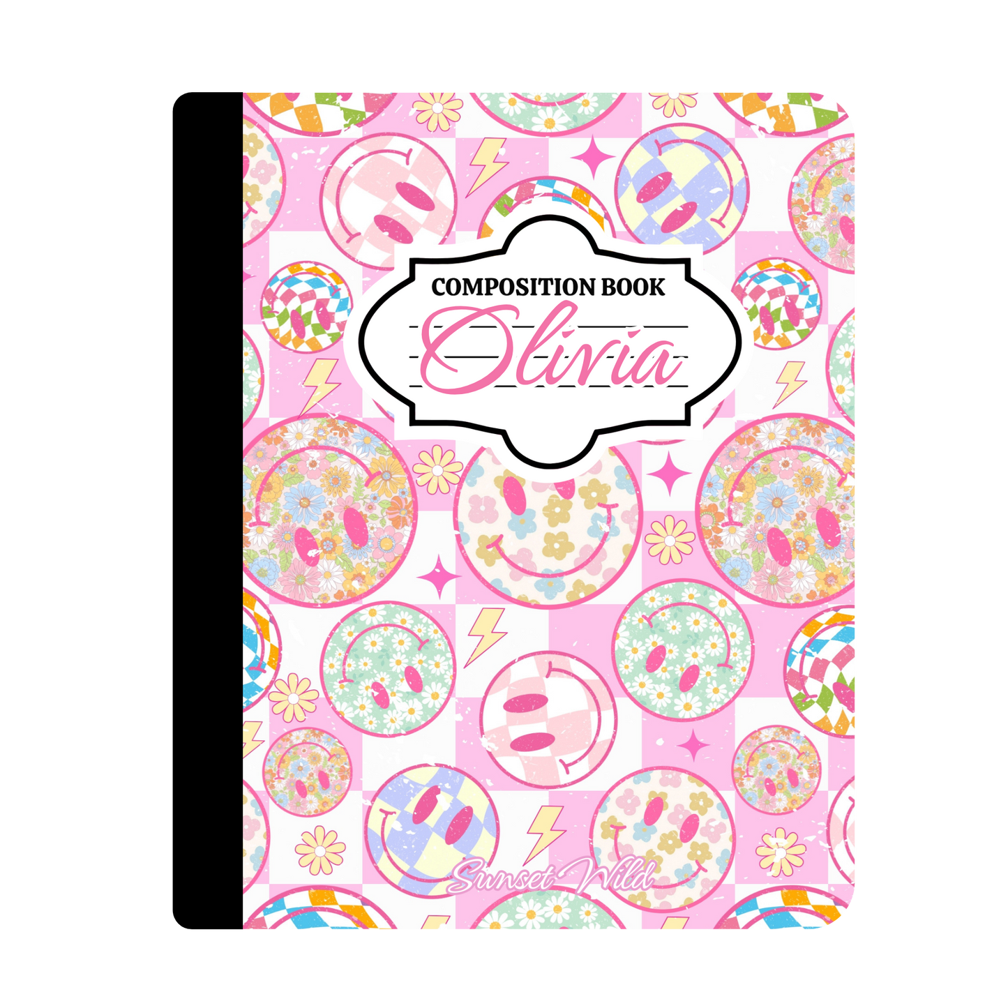 Groovy Mood Custom Notebook