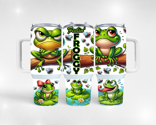 Feelin' Froggy 40 oz Tumbler