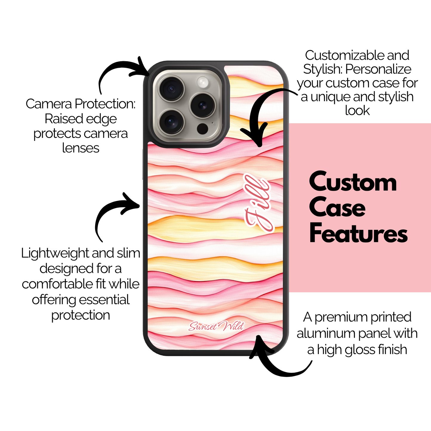 Sunset Dunes Custom Case