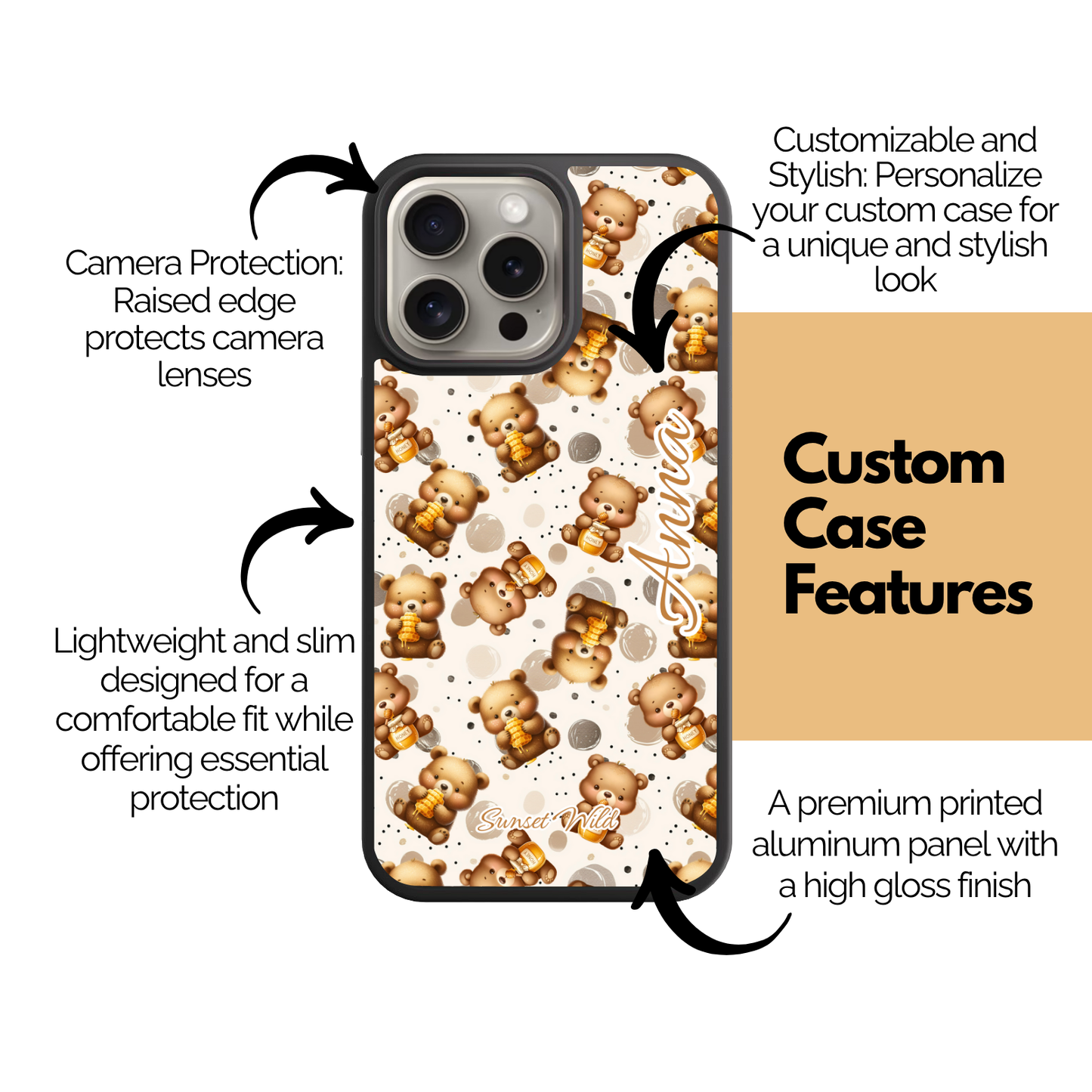 Honey Bear Custom Case