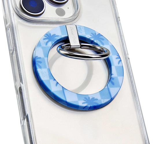 Paradise Palms (blue) MagSafe Ring