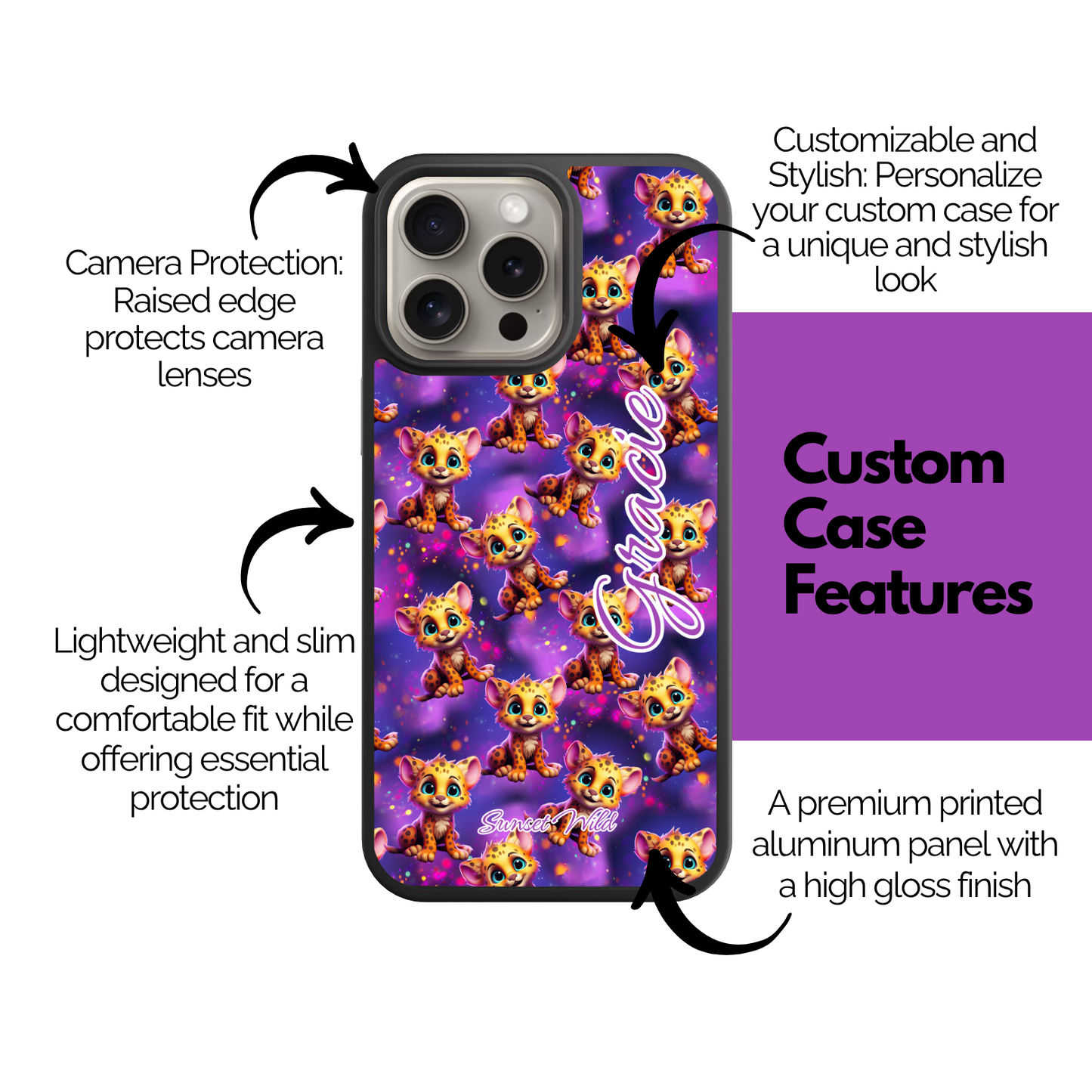 Pastel Pounce Custom Case