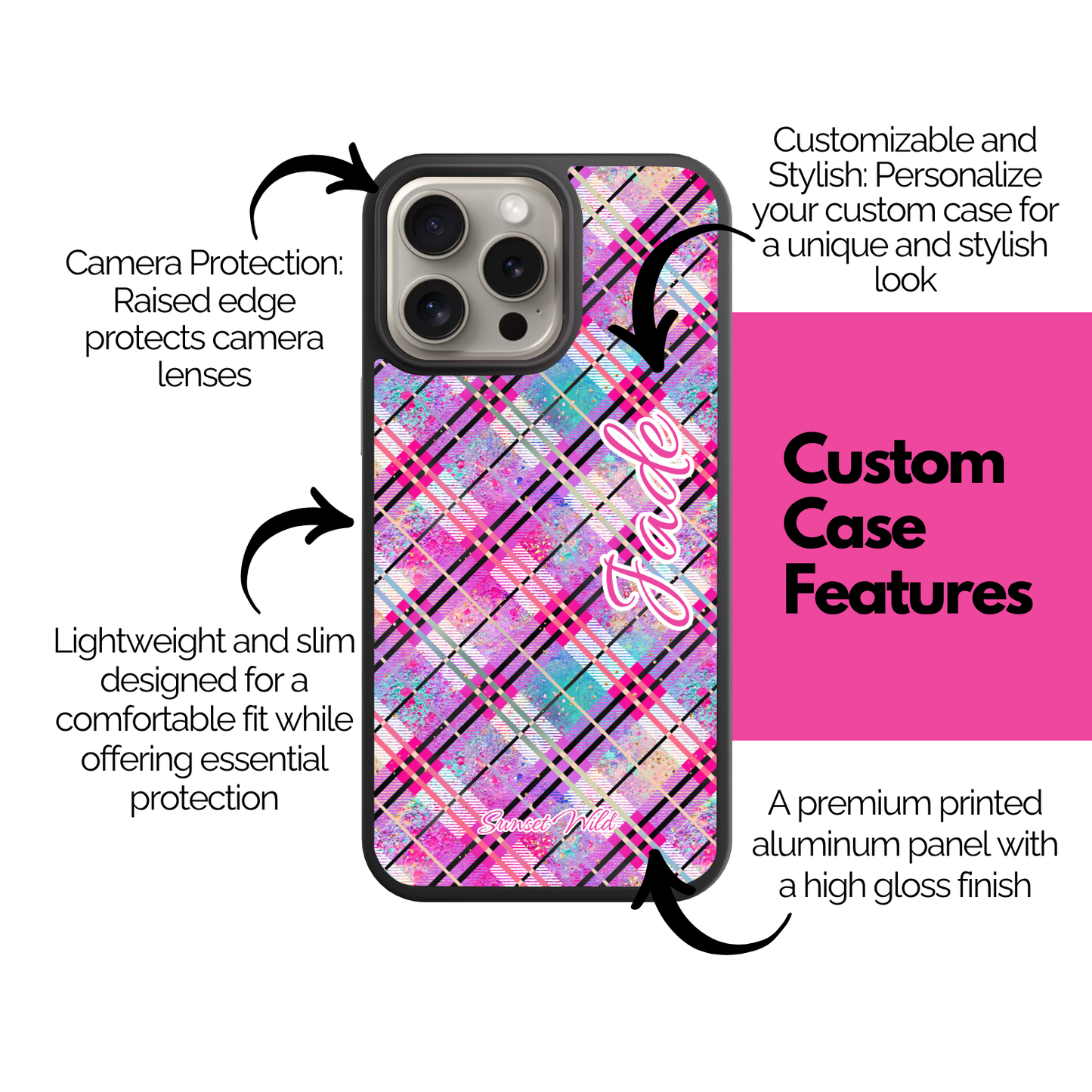 Preppy Plaid Custom Case