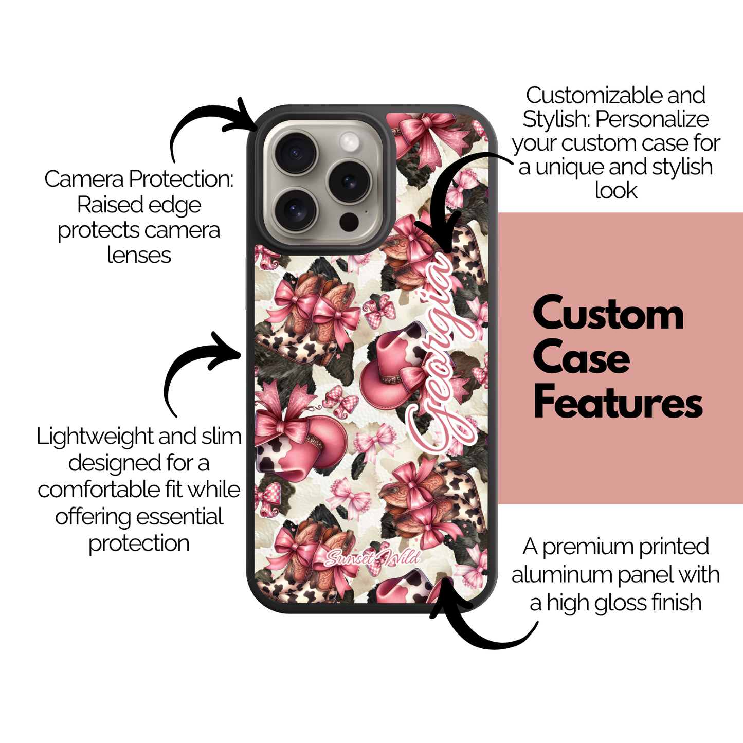 Blush & Boots Custom Case