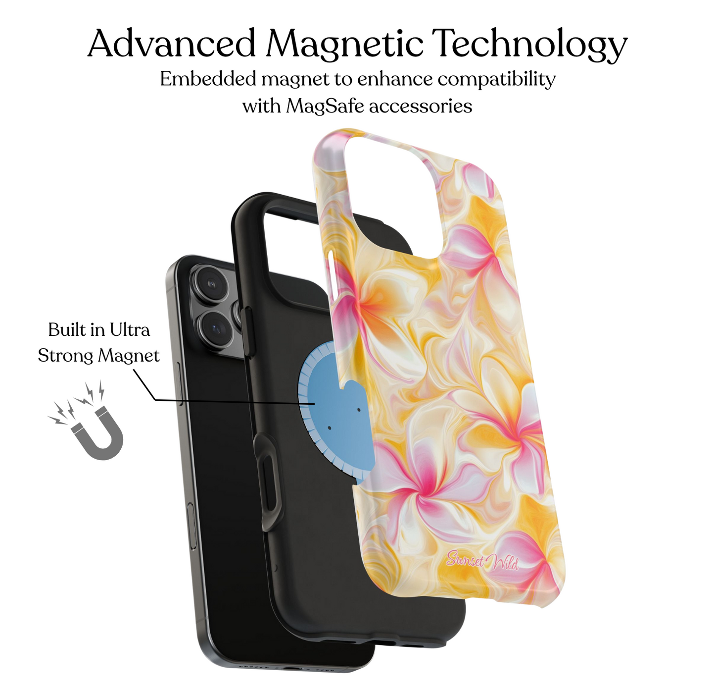 Blush & Bloom MagSafe Case