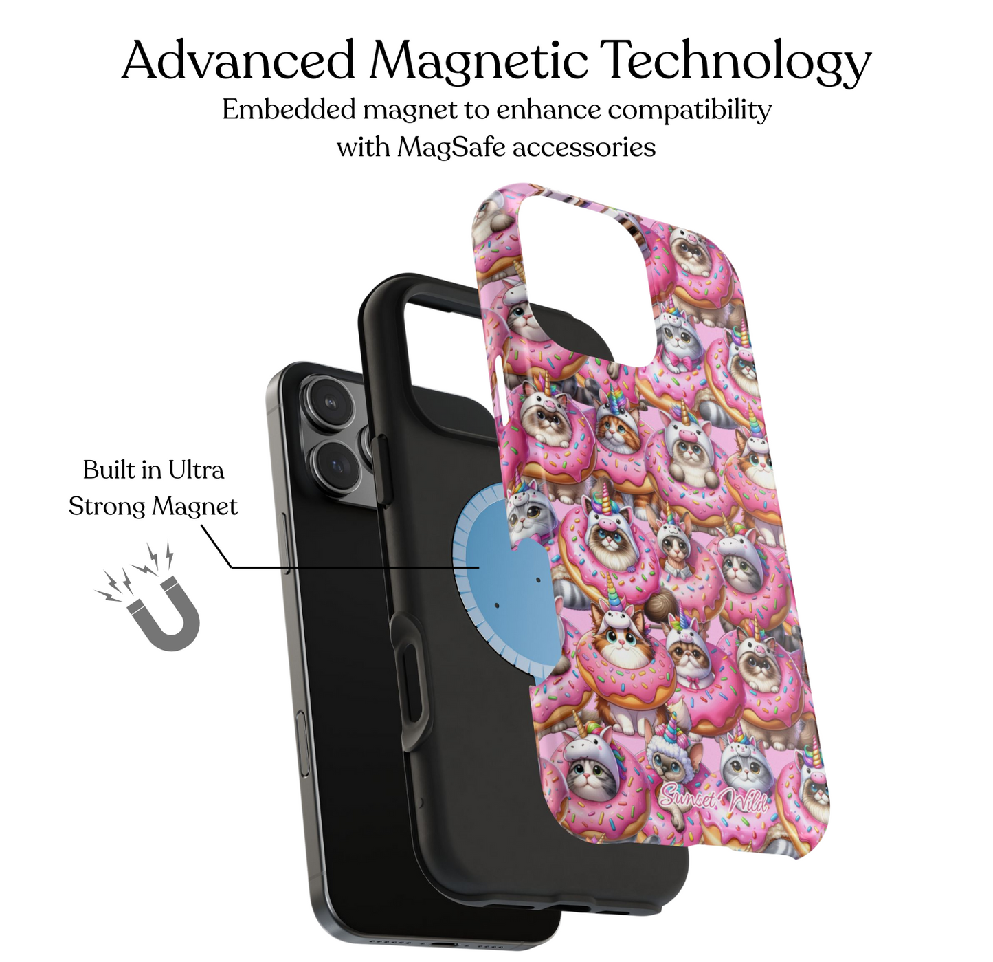 Caticorn Cravings MagSafe Case