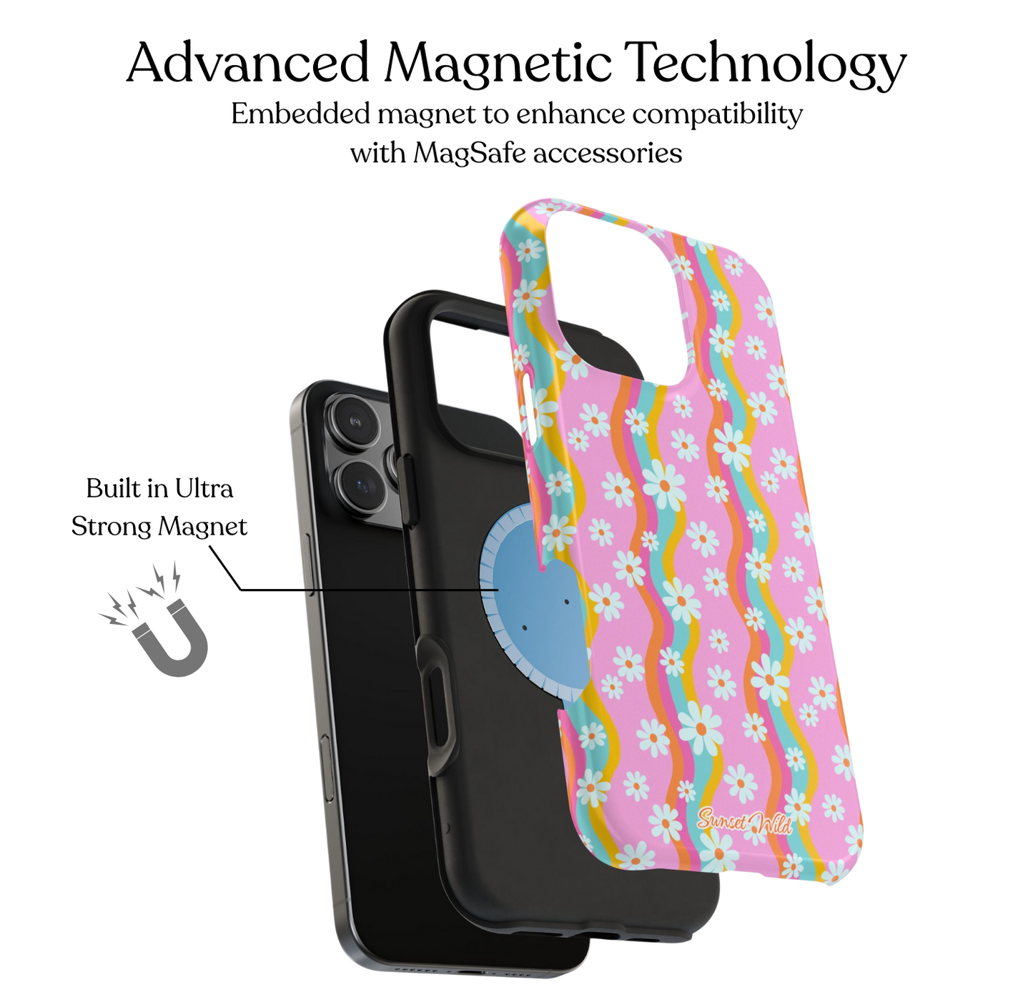Groovy Bloom MagSafe Case