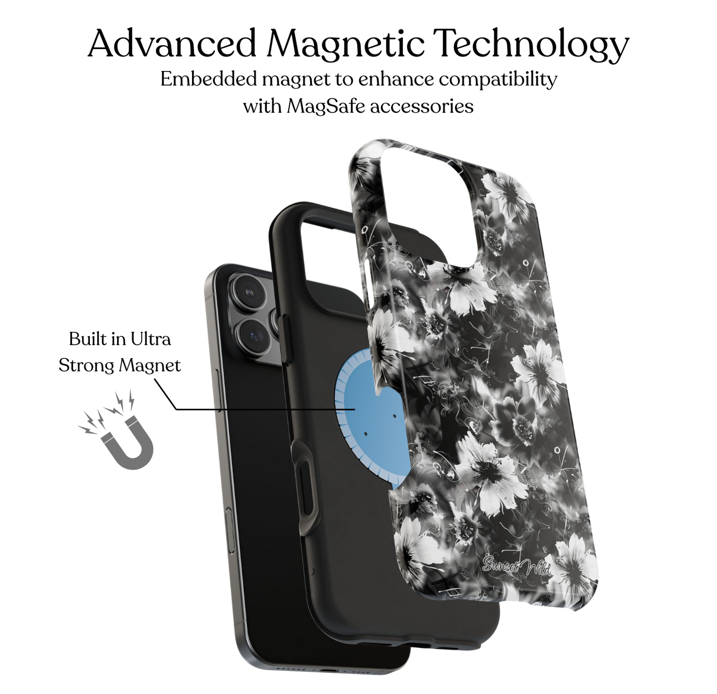 Midnight Bloom MagSafe Case