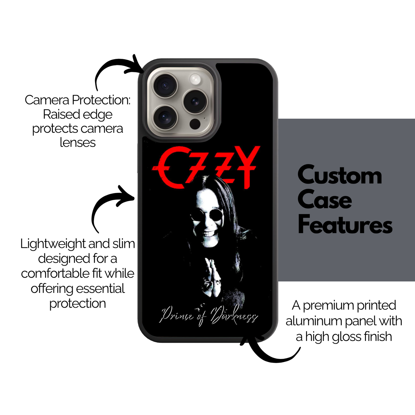 Prince of Darkness Phone Case
