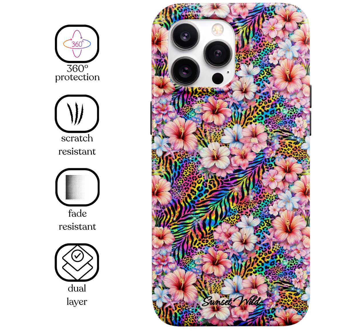 Wild Tropicana MagSafe Phone Case