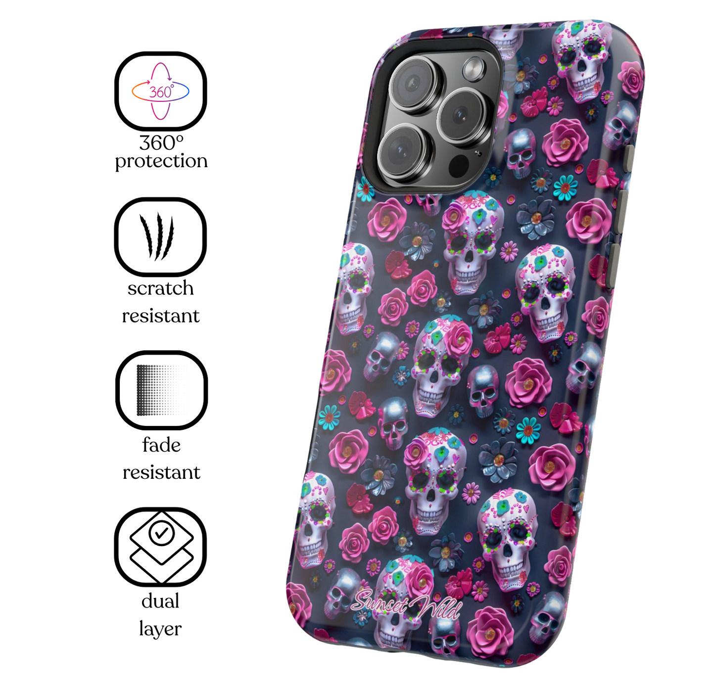 Roses & Remains MagSafe Case