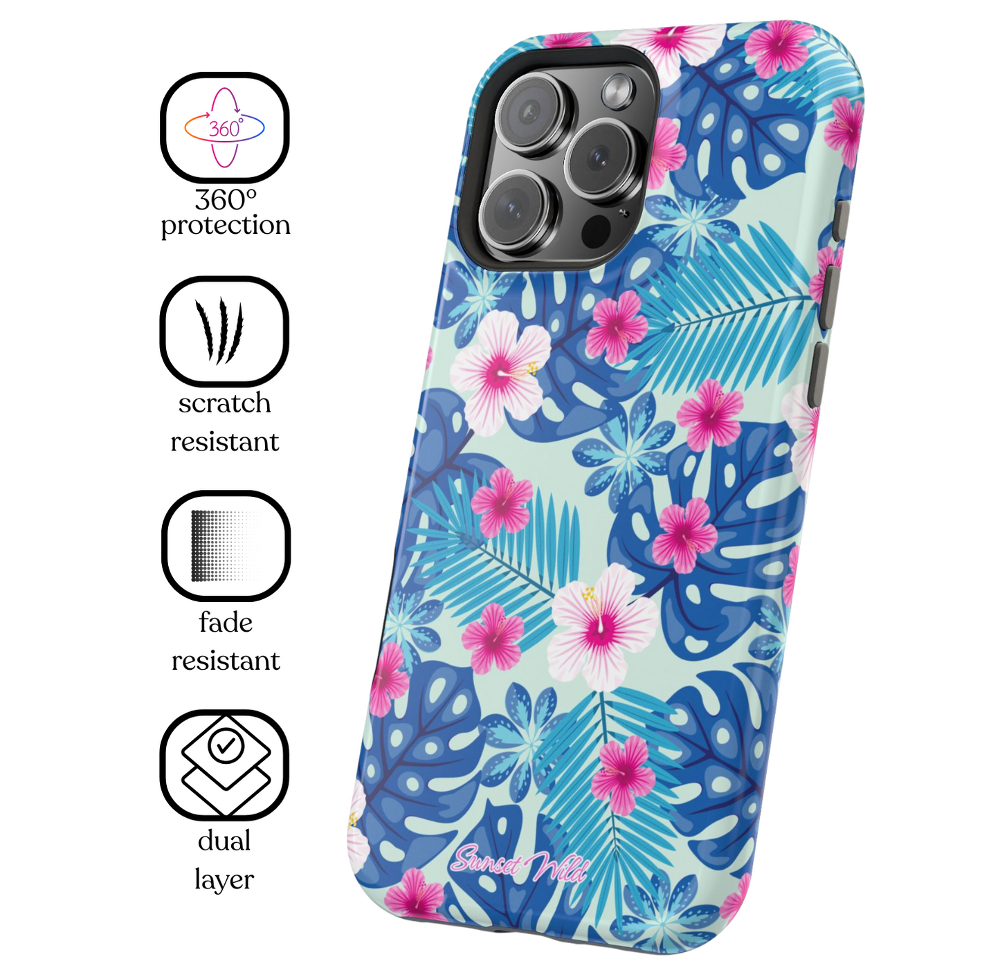 Island Bloom MagSafe Case