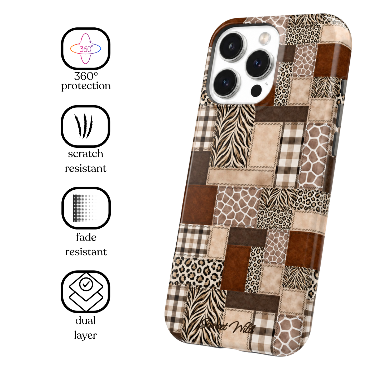 Saddle Stitch Phone Case