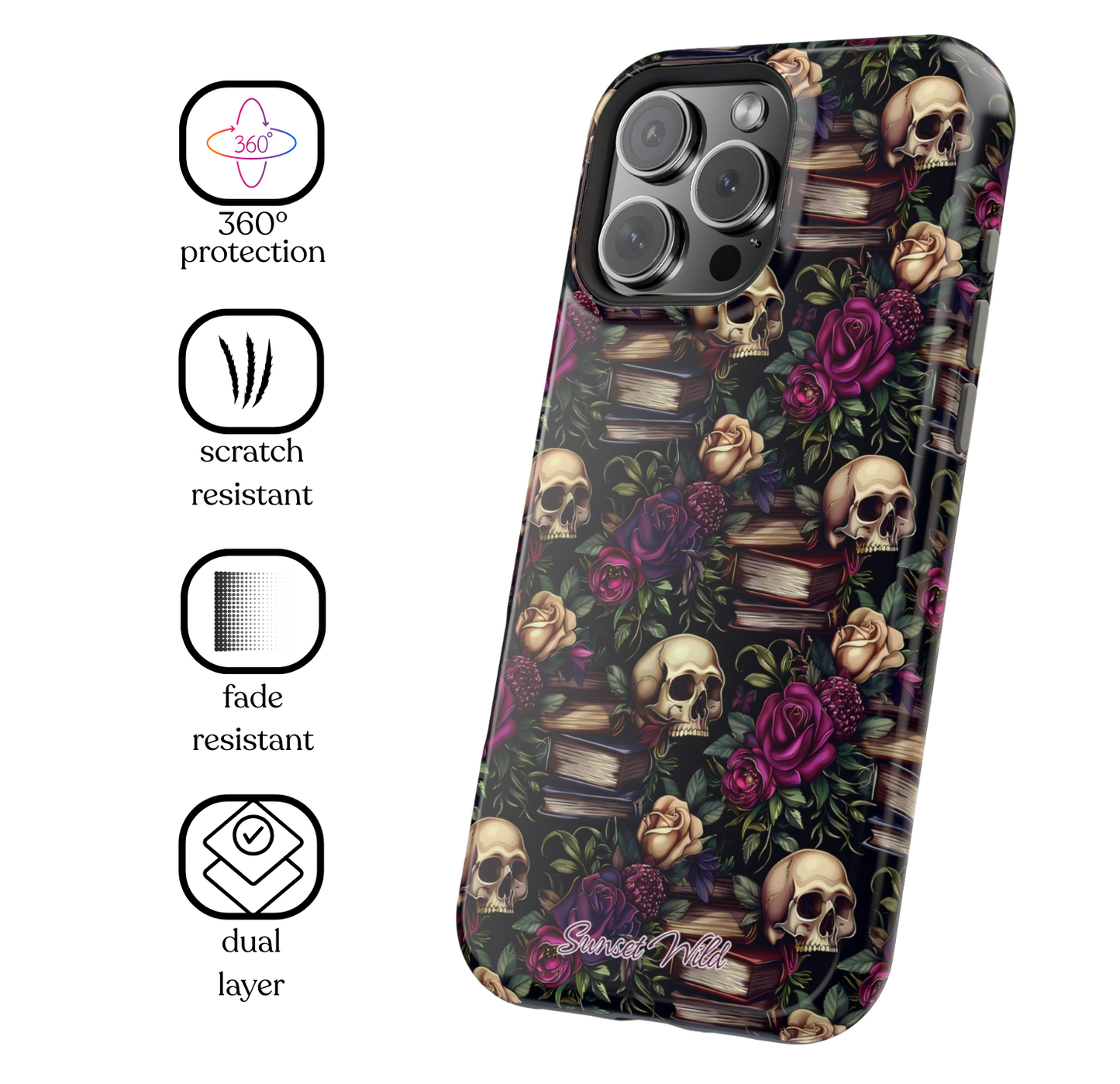 Skulls & Scripts MagSafe Case
