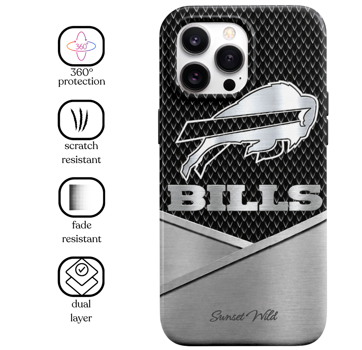 Bills Chrome MagSafe Phone Case