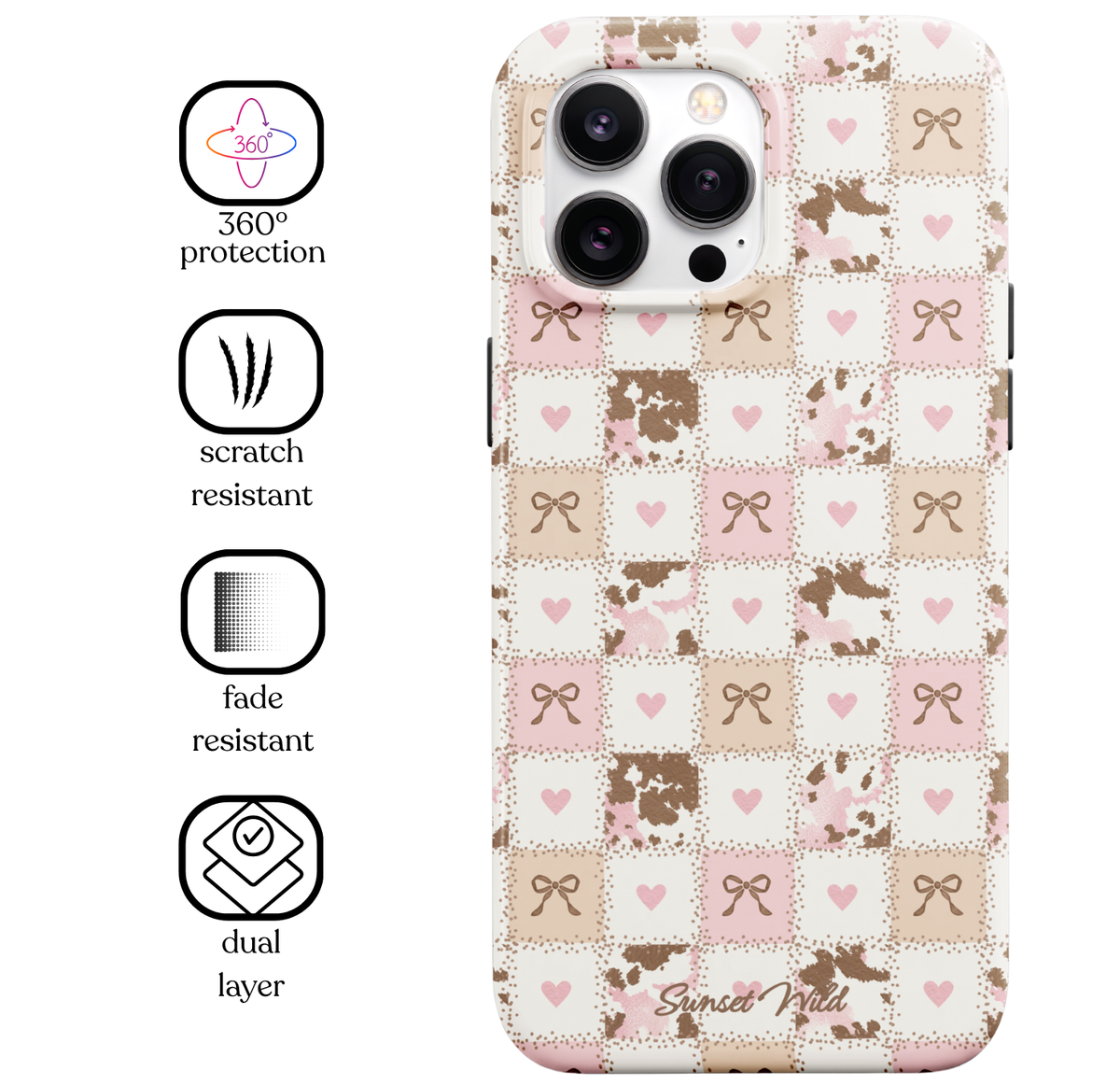 Hearts & Hide MagSafe Phone Case