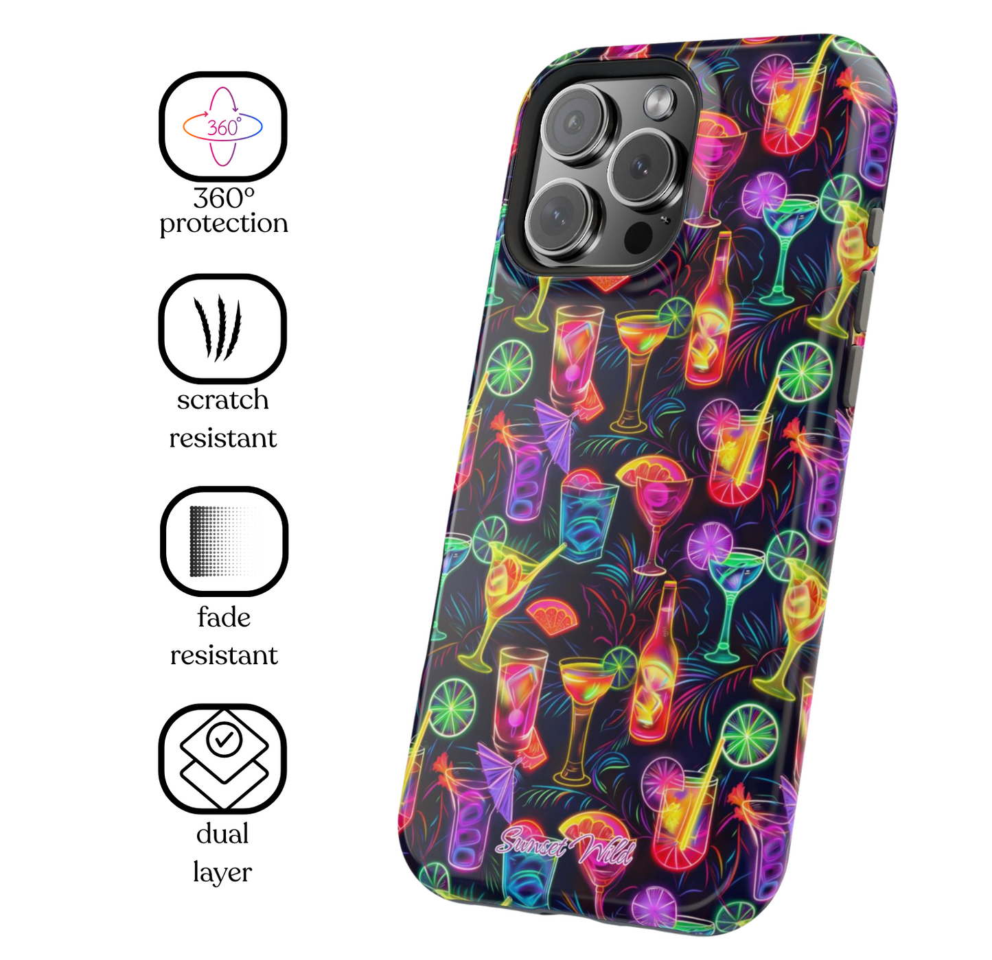 Sunset Sips MagSafe Case