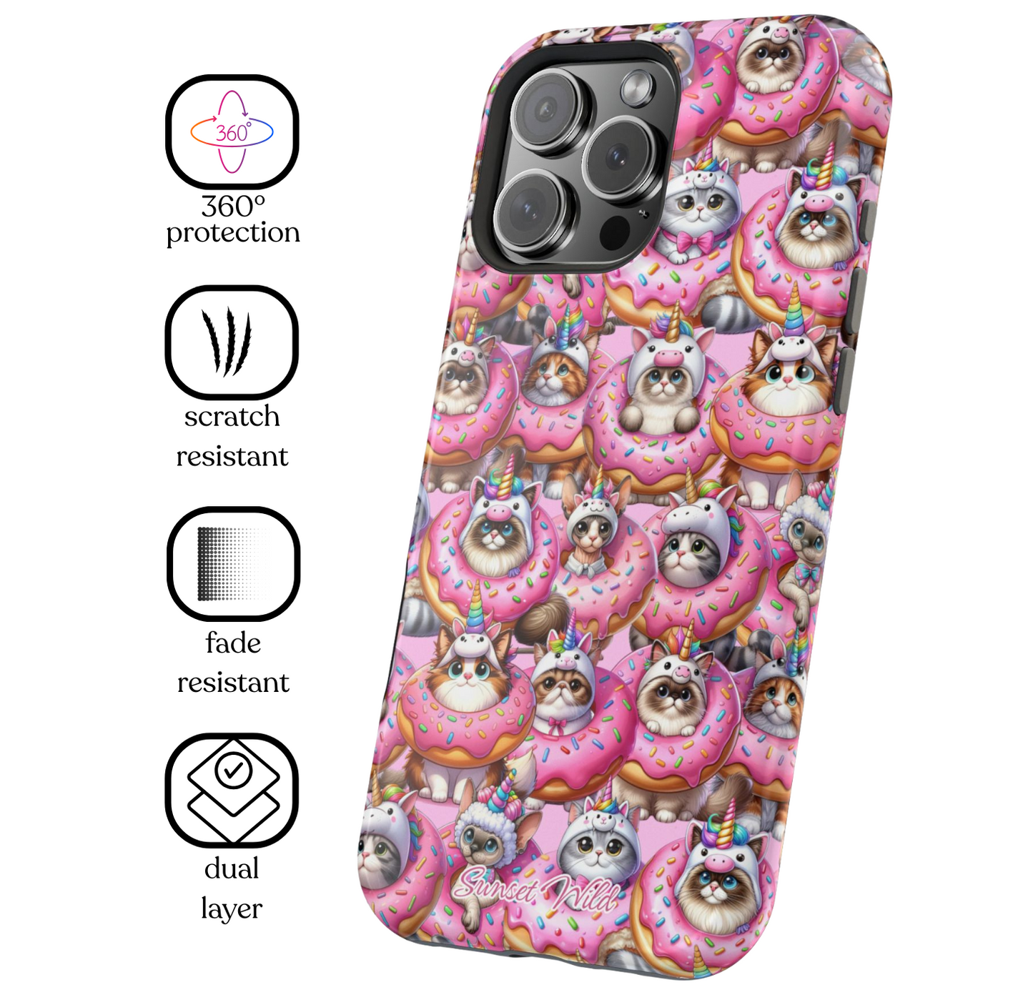 Caticorn Cravings MagSafe Case