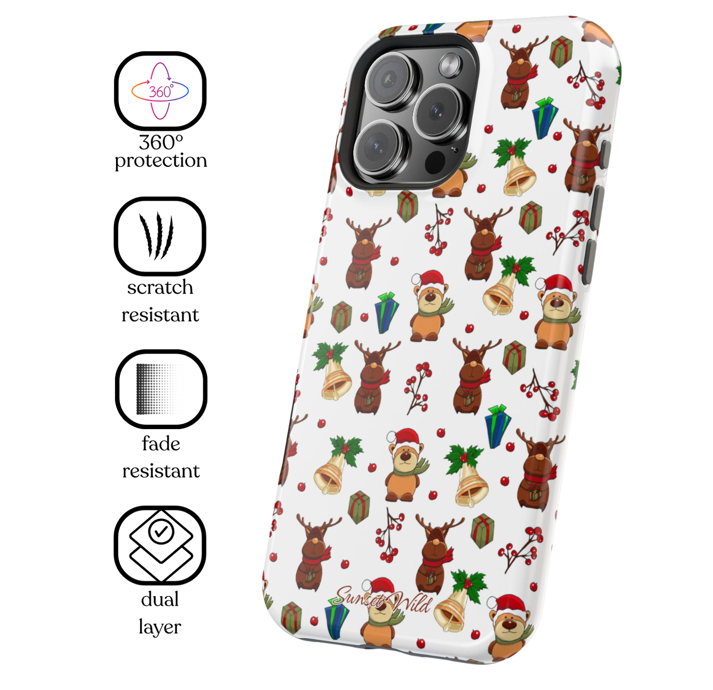 Furry & Festive MagSafe Case