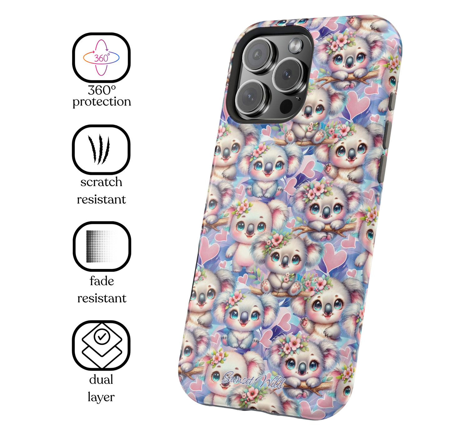 Cutie Koalas MagSafe Case