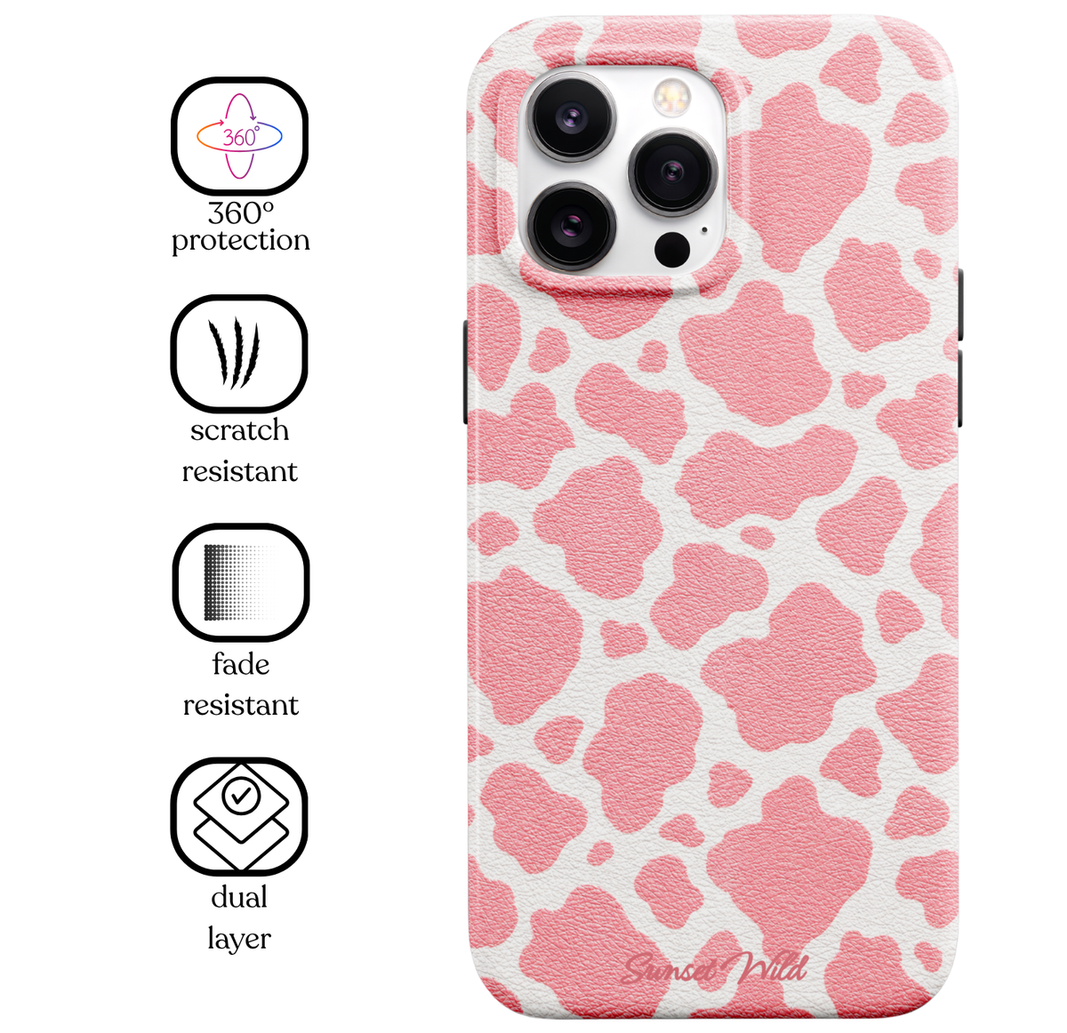 Cowhide Chic MagSafe Phone Case