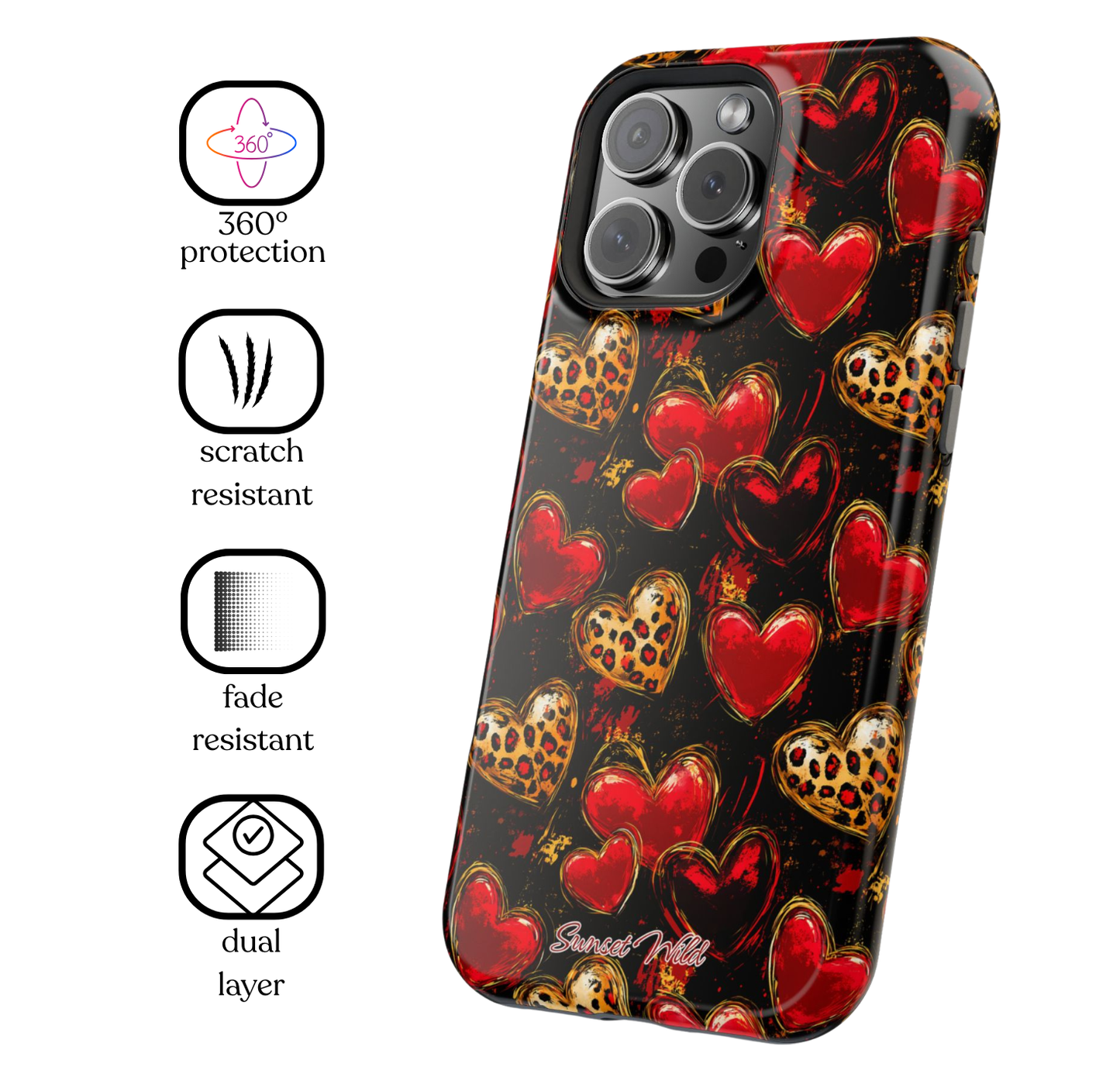 Leopard Love MagSafe Case