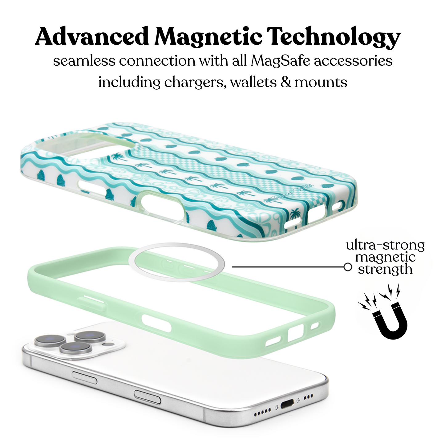 Teal Tides MagSafe Case