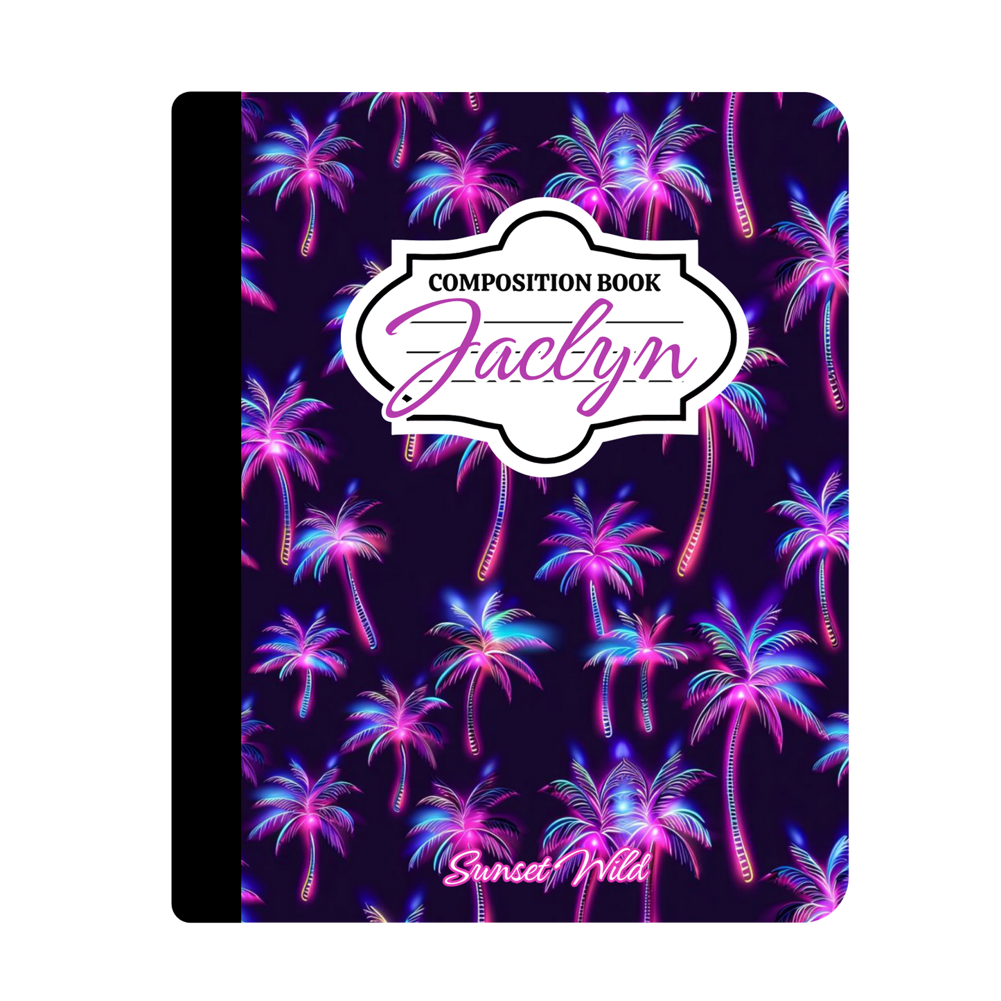 Glow Getaway Custom Notebook