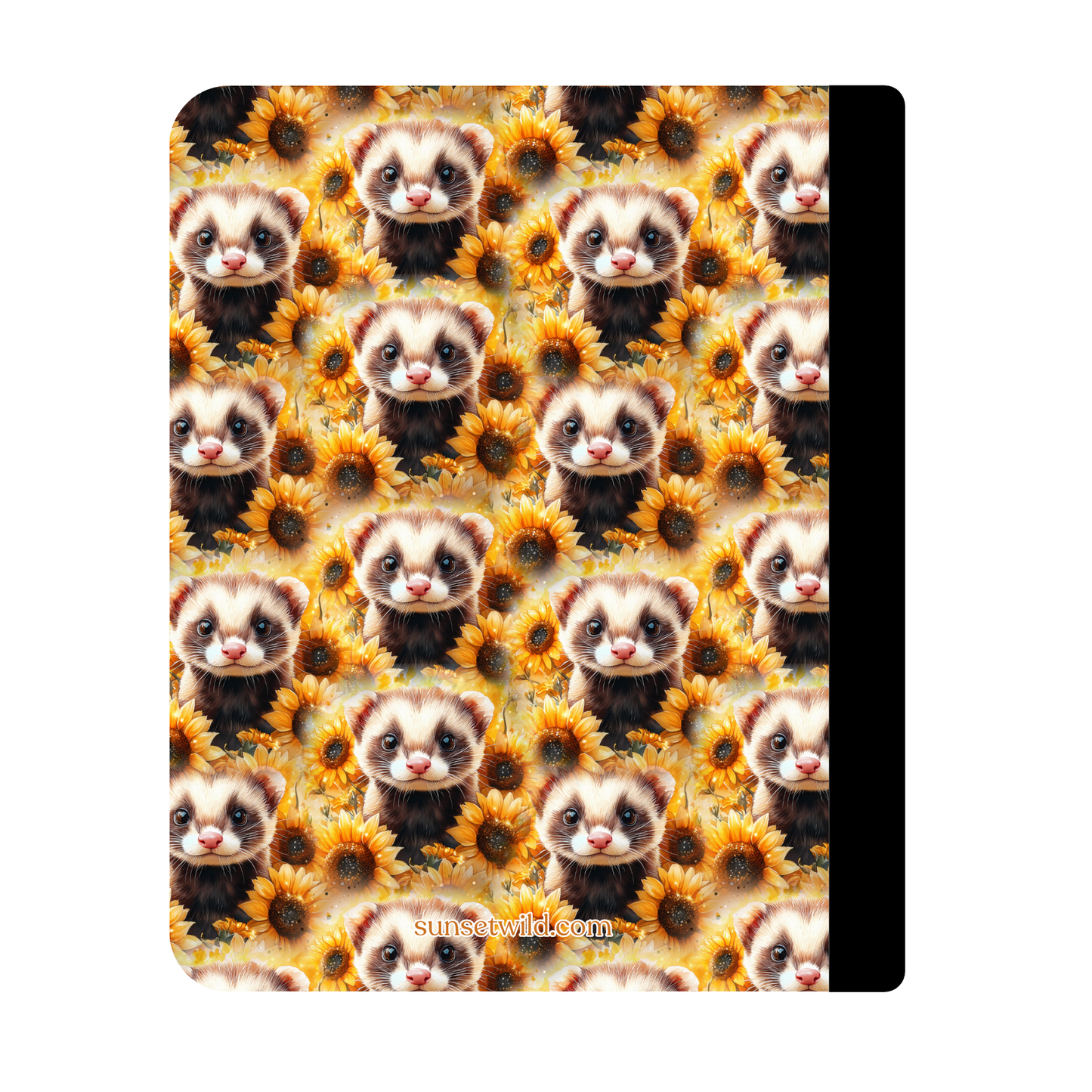Sunflower Ferrets Custom Notebook