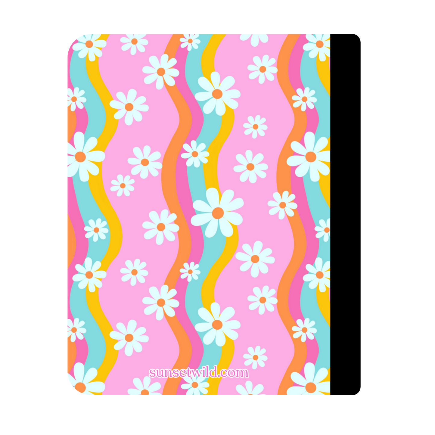 Groovy Bloom Custom Notebook