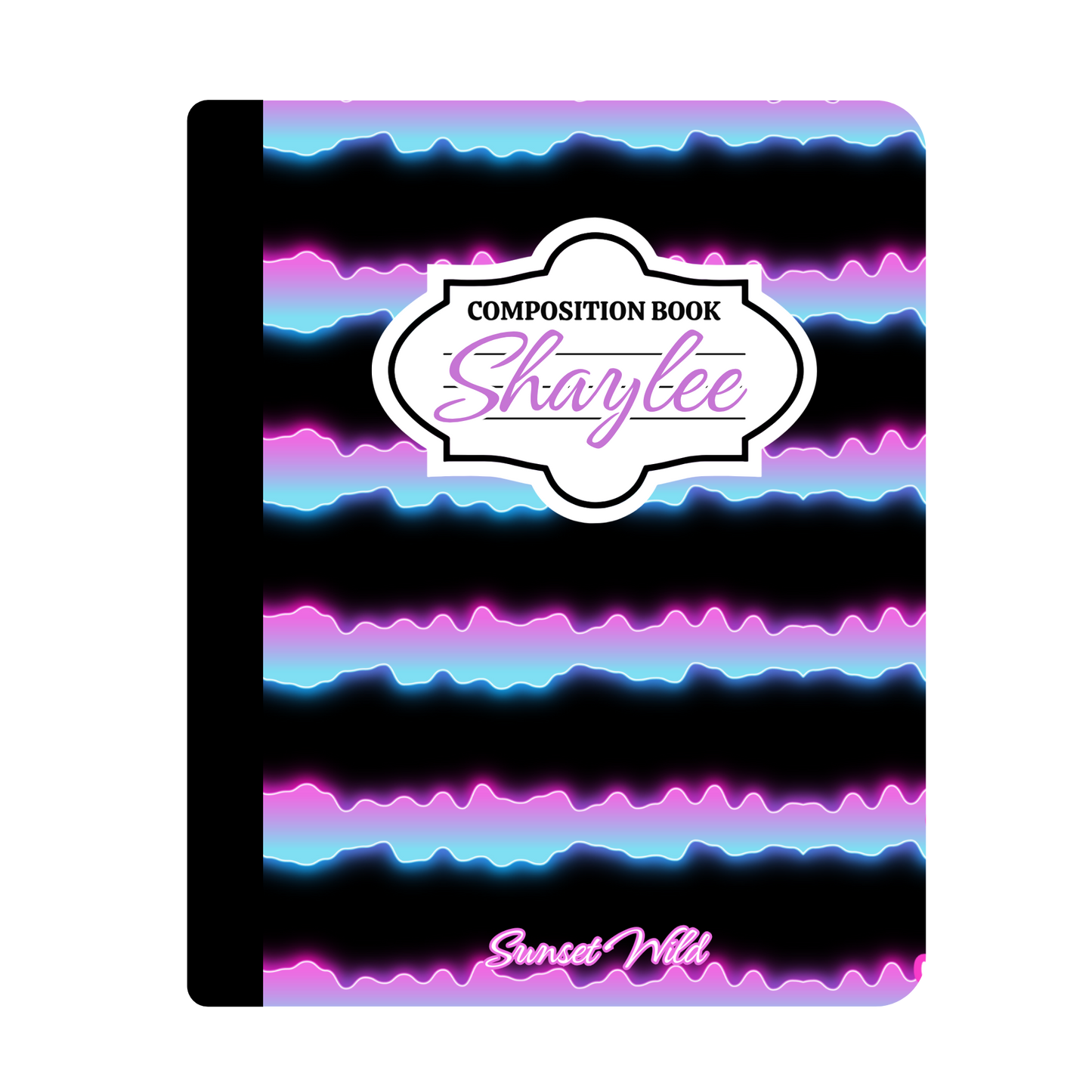 Black Fusion Custom Notebook