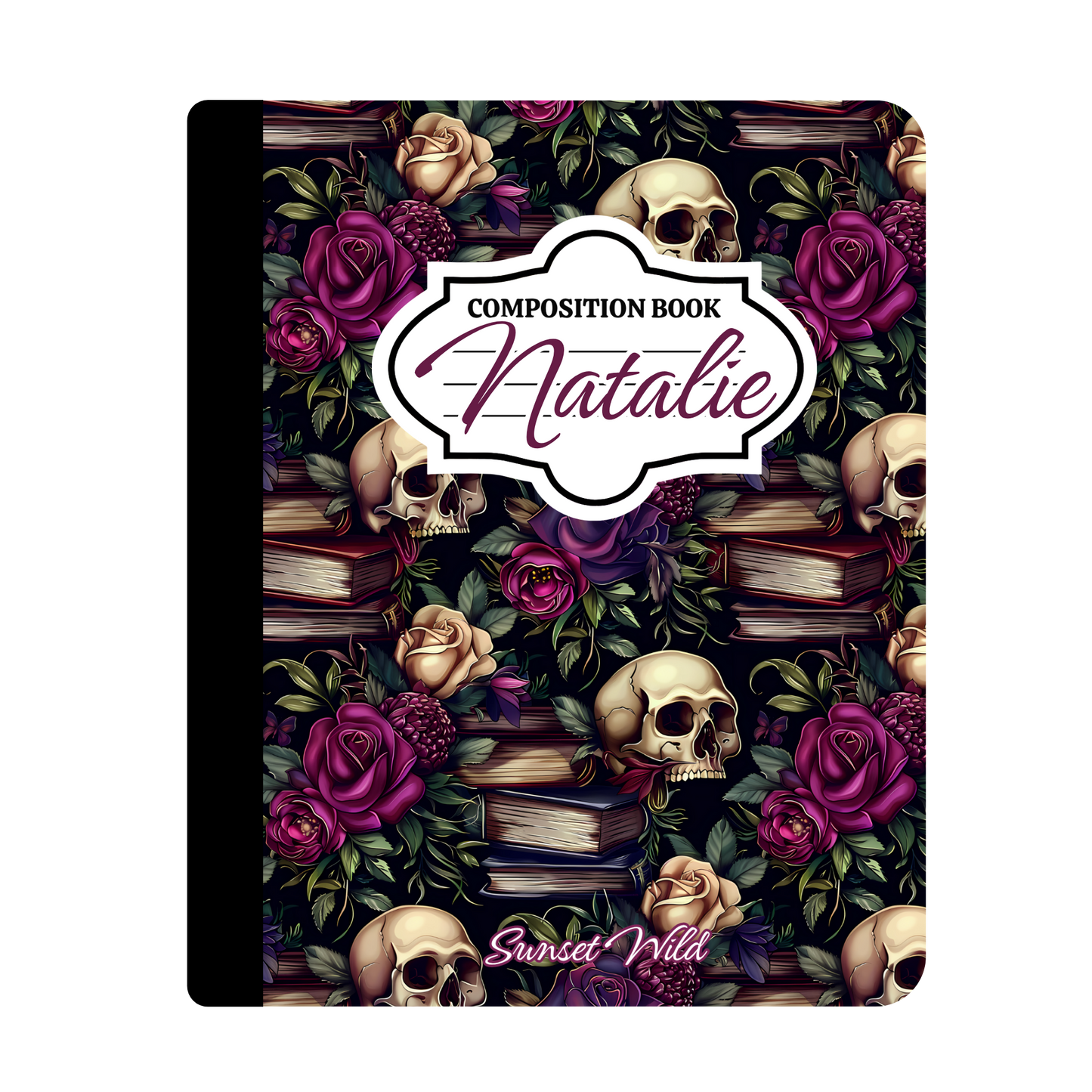 Skulls & Scripts Custom Notebook