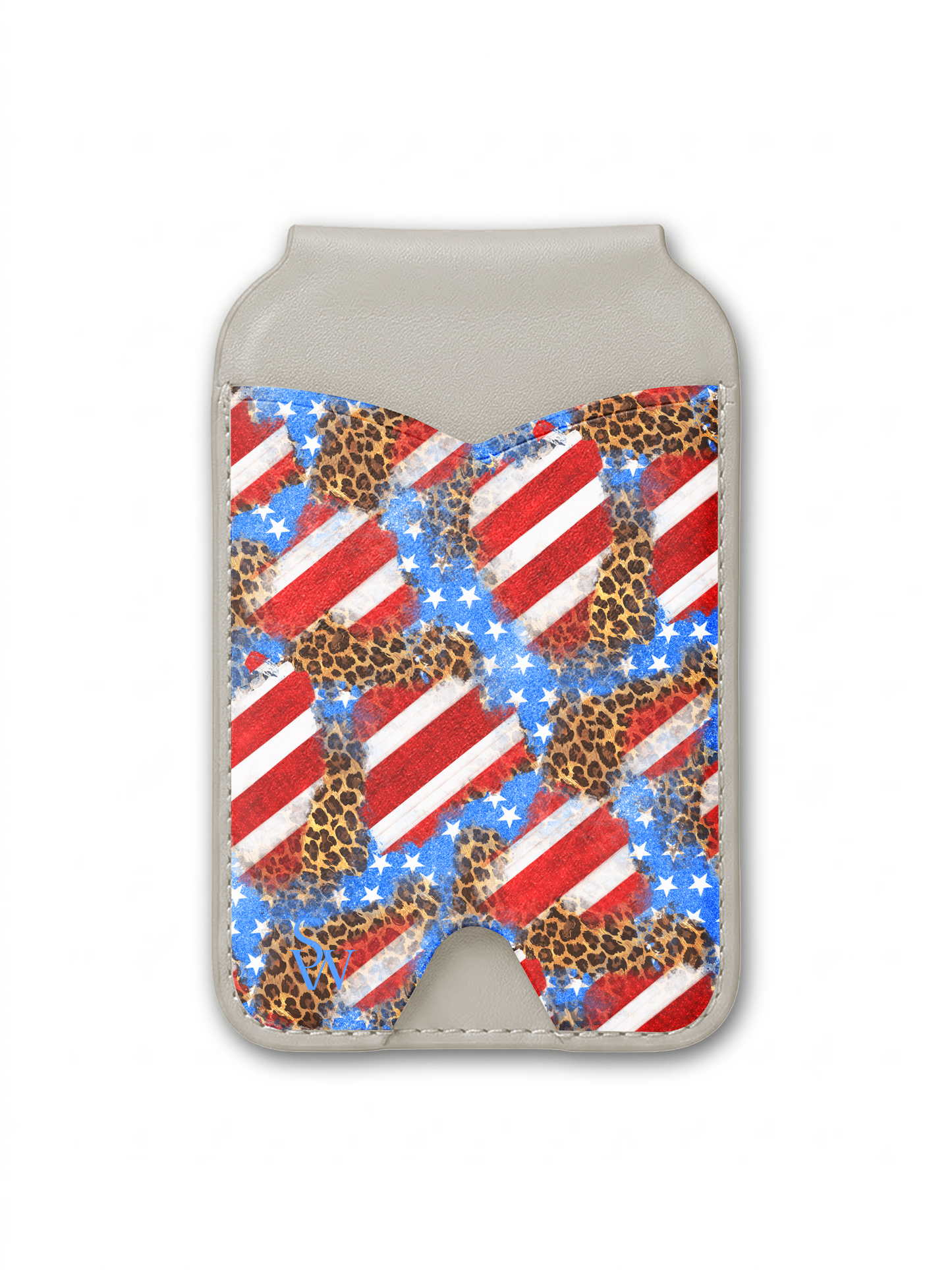Red White & Wild Phone Wallet