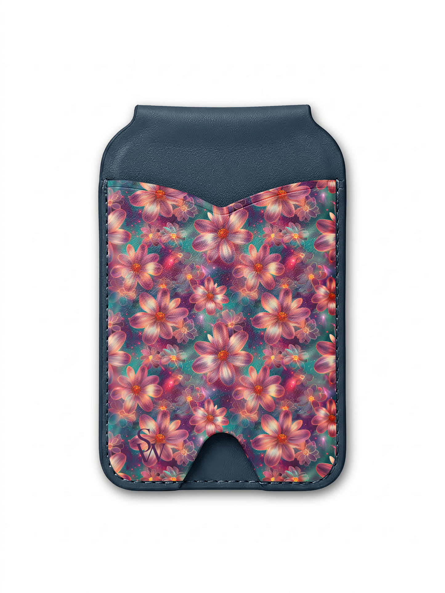Luminous Florals Phone Wallet