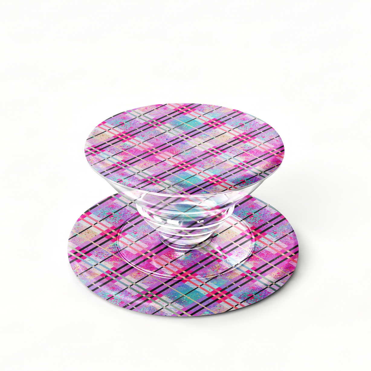 Preppy Plaid Pop Socket