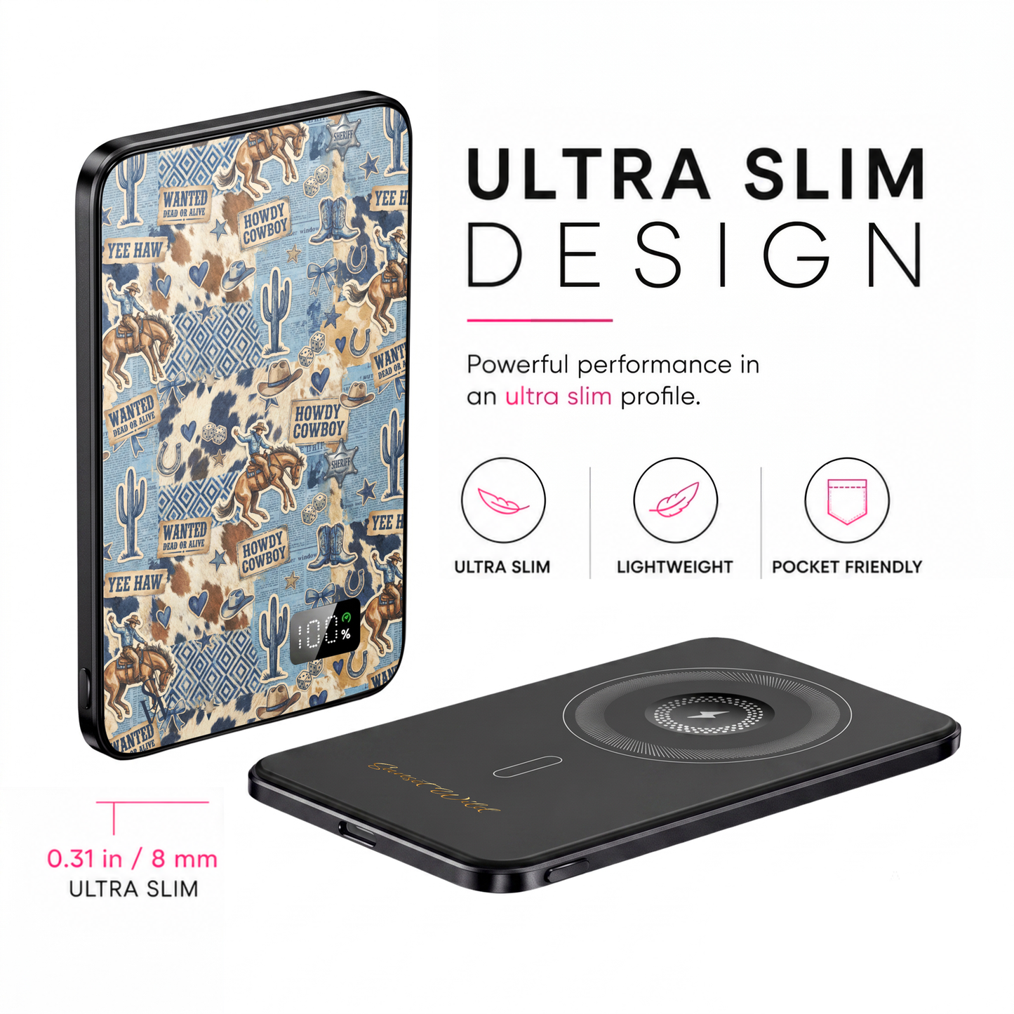 Howdy Cowboy Power Bank