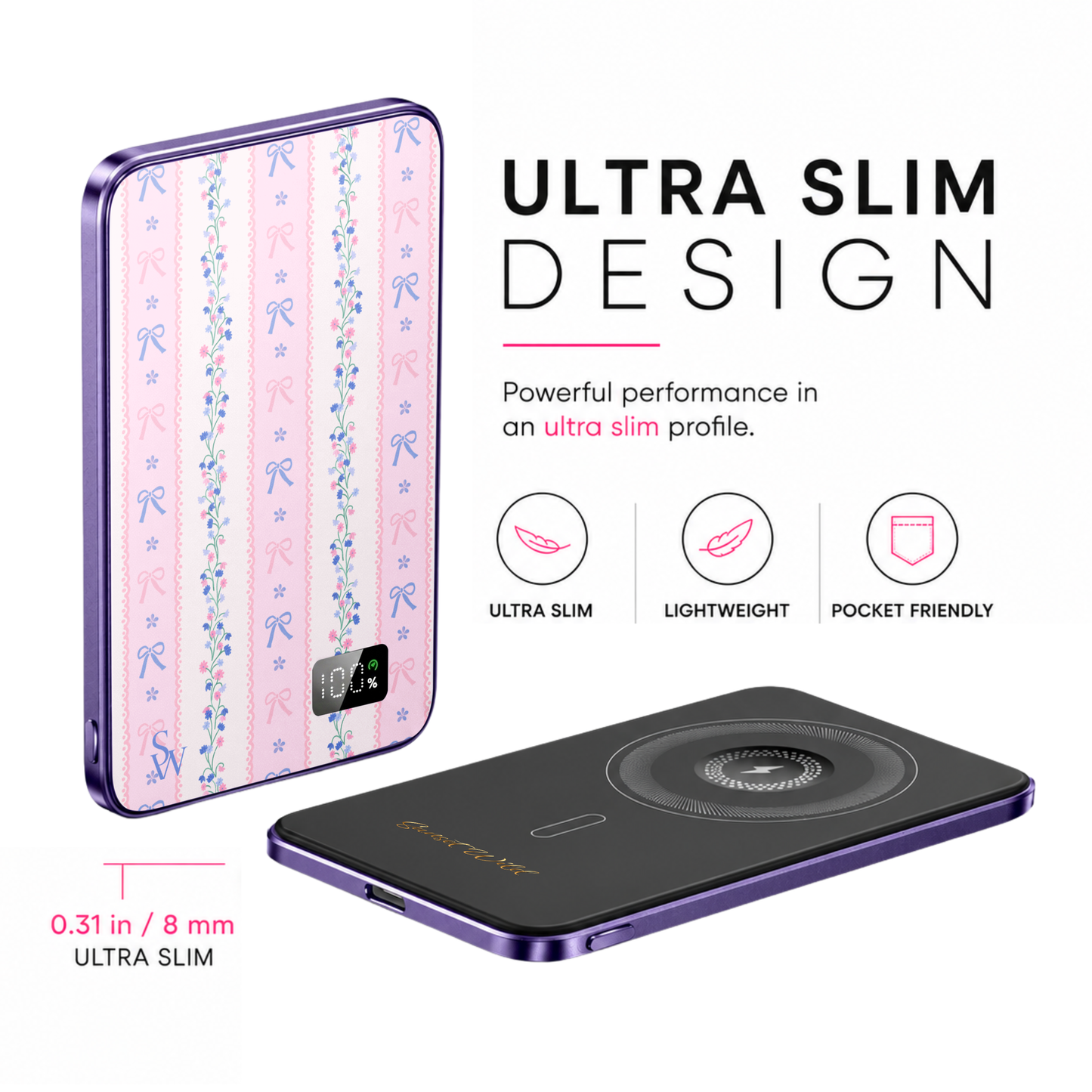 Spring Lace Power Bank