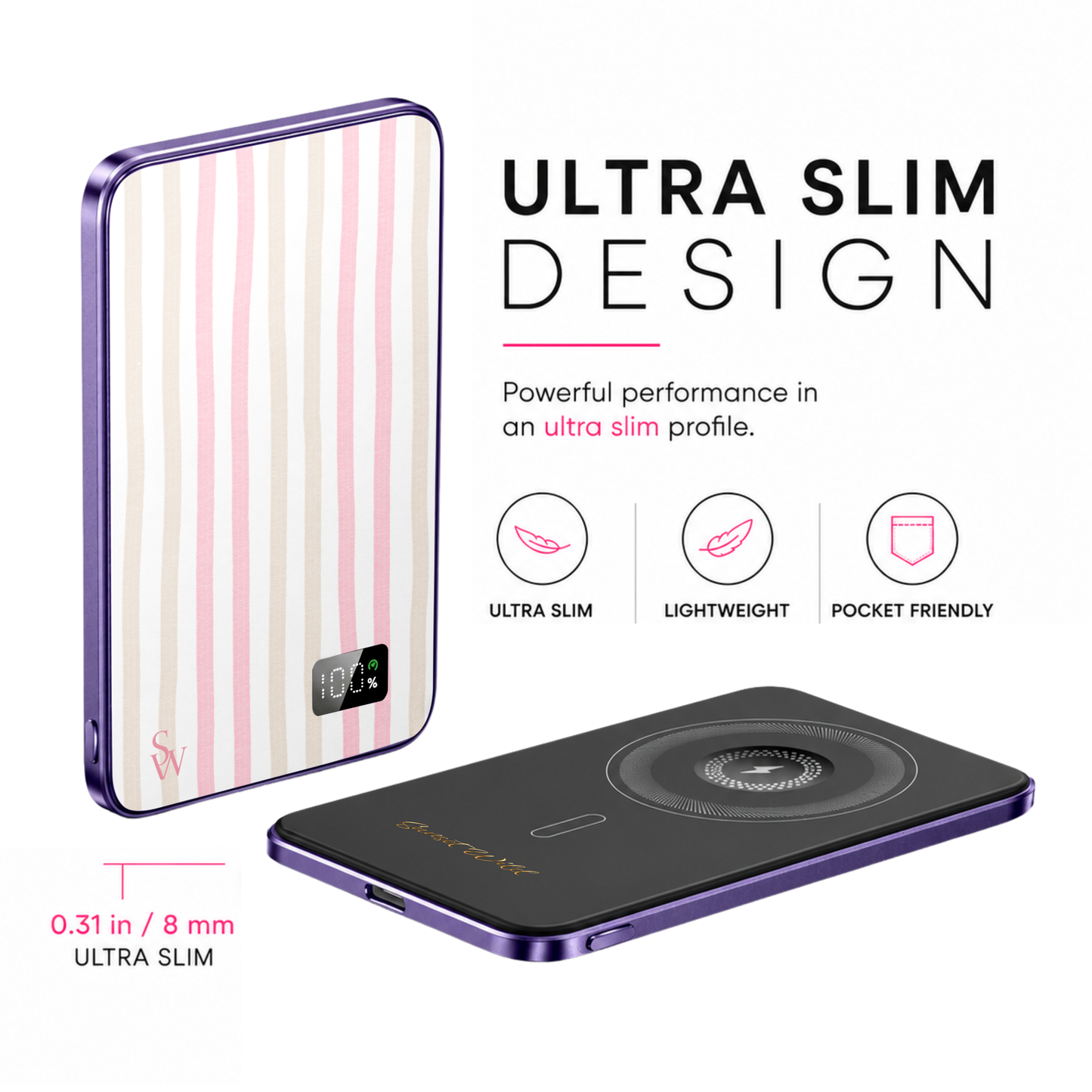 Blush Boardwalk Power Bank