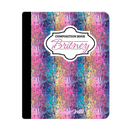 Sunset Splash Custom Notebook