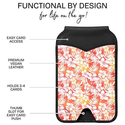 Hibiscus Heatwave Phone Wallet