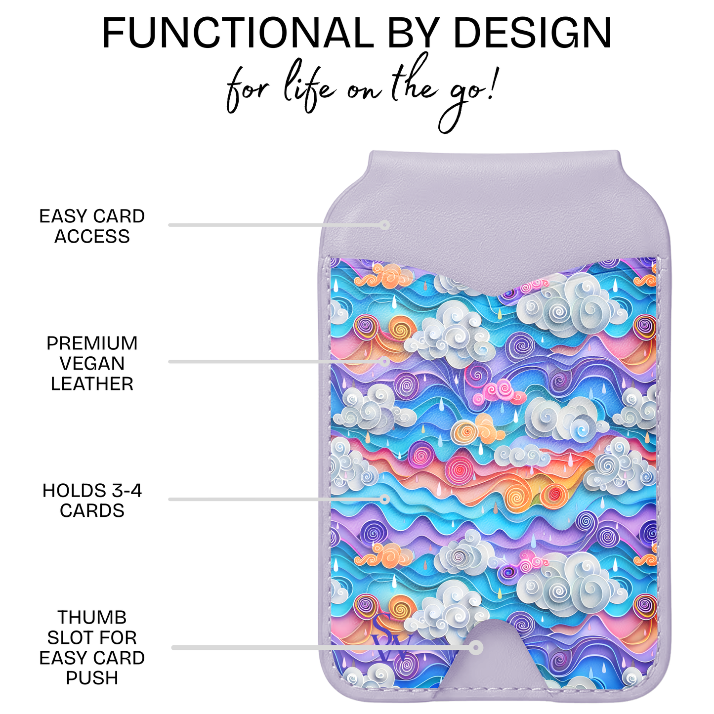 Dreamy Drizzle Phone Wallet