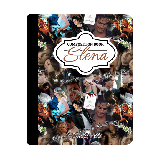 Vampire Diaries Custom Notebook