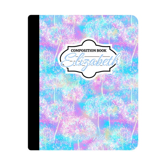 Pastel Wishes Custom Notebook